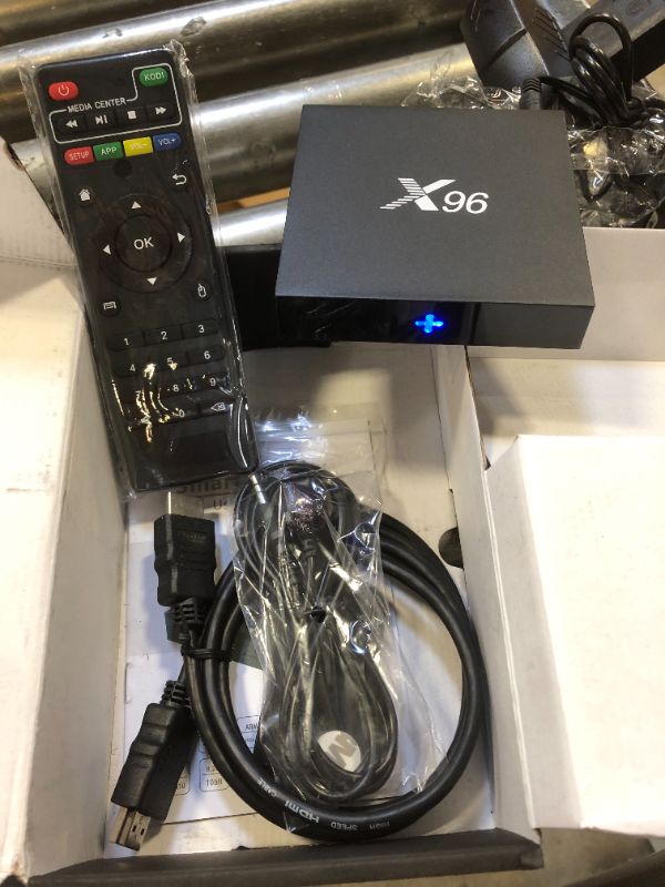 Photo 2 of X96 Amlogic S905X Quad Core Android 6.0 TV BOX 2G/16G KODI 16.1 4K Smart Android Tv Box PK M8s T95 Set Top Box X96
