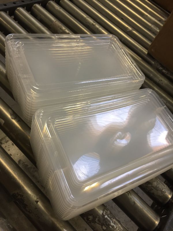 Photo 3 of IRIS 5 Quart Clear Storage Box, 20 Pack