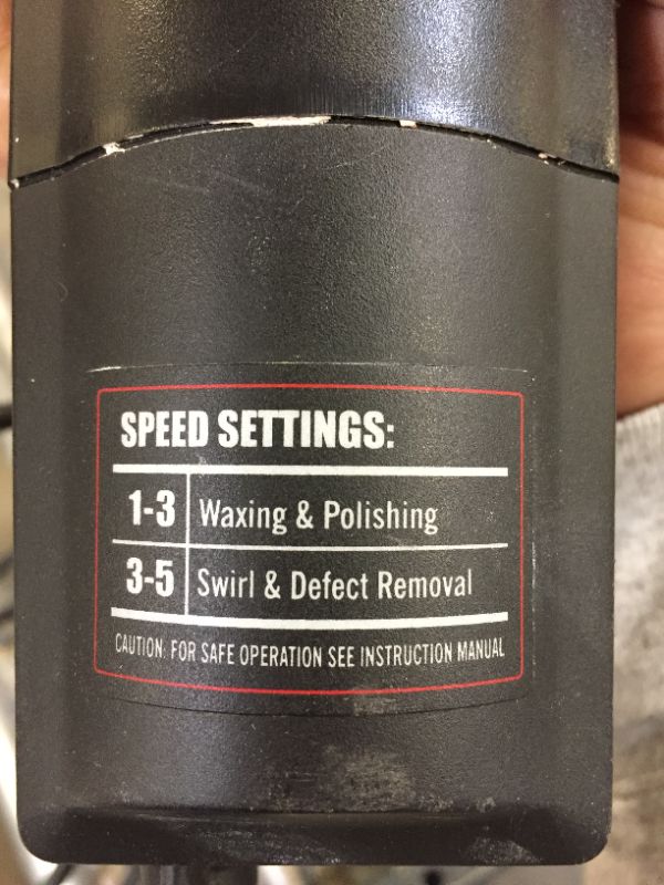 Photo 3 of USED--NO HANDLE -"" MISSING ACCESSORIES ""  Meguiar's MT300 Dual Action Variable Speed Polisher**OPEN BOX**(( USED ))
