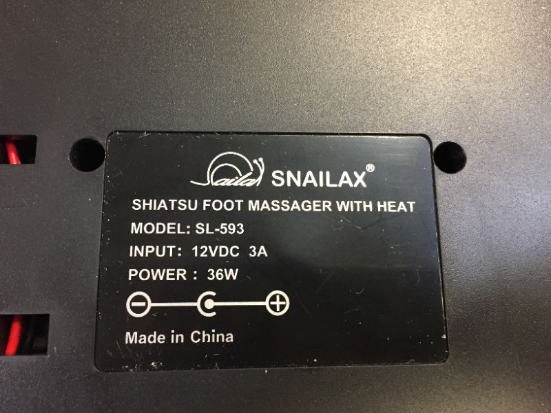 Photo 3 of Snailax Shiatsu Foot Massager with Heat- Washable Cover Kneading Foot & Back Massager, Heated Foot Warmer, Electric Feet Massager Machine for Plantar Fasciitis,Foot Relief…