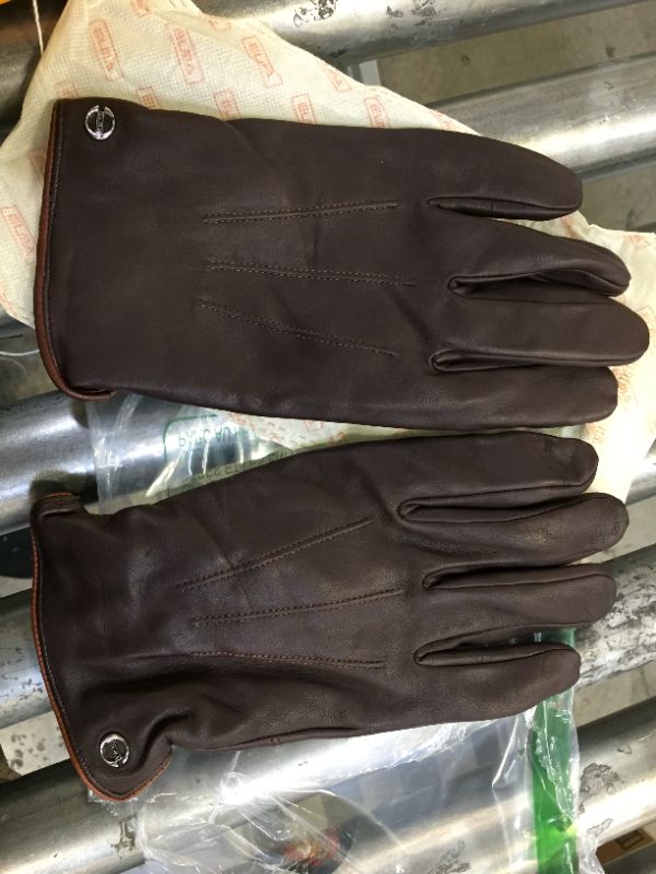 Photo 1 of ELMA MENS TOUCHSCREEN GLOVES- BROWN