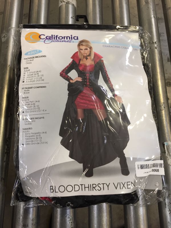 Photo 2 of California Costumes womens Bloodthirsty Vixen Adult Costume
SIZE: XL (12-14)
**MISSING COUPLE ACCESSORIES**