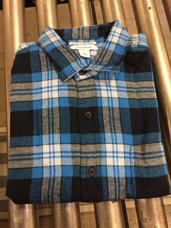 Photo 1 of BLUE MIX CHECKERED SHIRT- LARGE