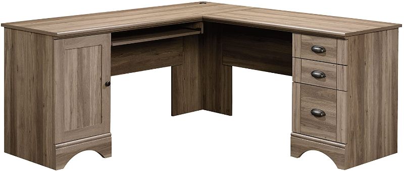 Photo 1 of Sauder Harbor View Computer Desk, Salt Oak finish
(( BOX 1 OF 1 & BOX 2 OF 2 ))