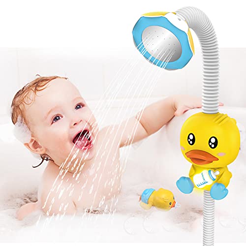 Photo 1 of SUNWUKING Bath Shower Head for Kids - Baby Bath Toys Electric Shower Baby Bathtub Toys Baby Bath Shower Head Electric Preschool Bath Toys for Toddler Shower Head Toy Shower Head for Baby