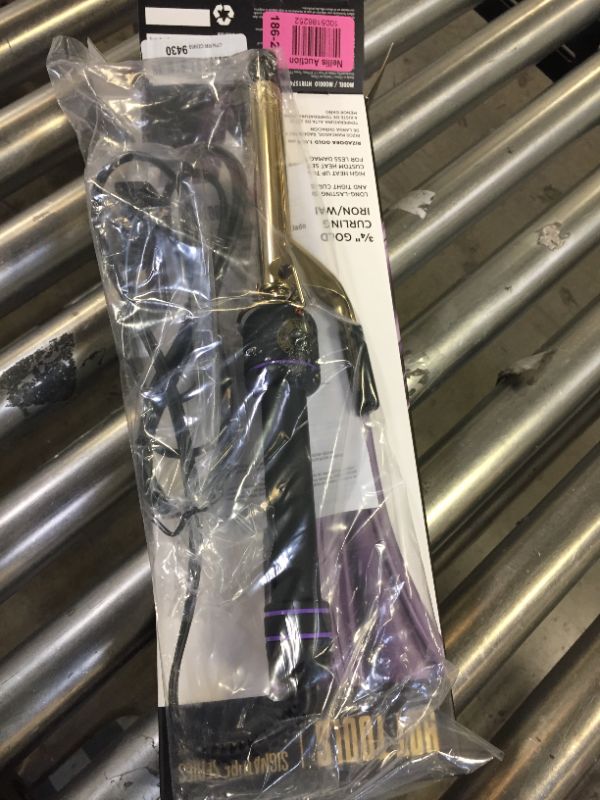 Photo 2 of HOT TOOLS Pro Signature Gold Curling Iron, 3/4 inch
