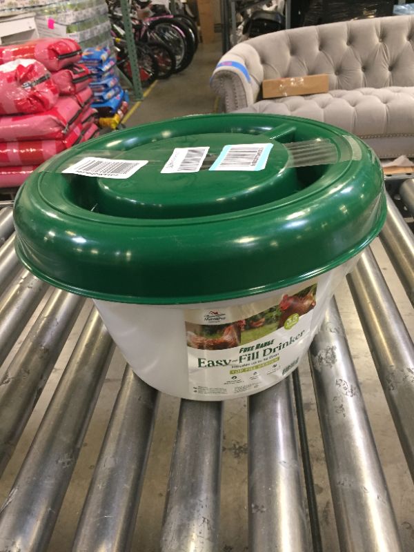 Photo 1 of Harris Farms EZ Fill Poultry Drinker, 3.5 Gallon