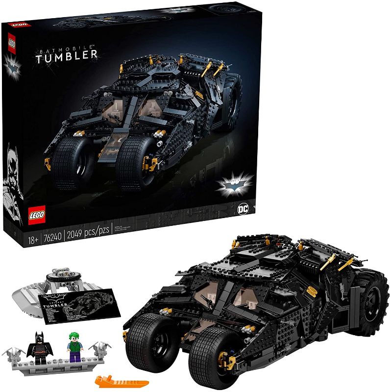 Photo 1 of MISING PARTS. LEGO DC Batman Batmobile Tumbler 76240 Building Kit Model of The Batmobile from The Dark Knight Trilogy (2,049 Pieces)
