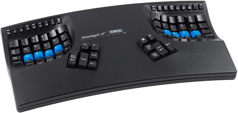 Photo 1 of Kinesis Advantage2 Quiet LF Ergonomic Keyboard (KB600LFQ)
