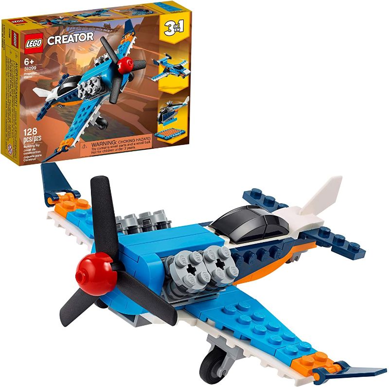 Photo 1 of LEGO Creator 3in1 Propeller Plane 31099 Flying Toy Building Kit (128 Pieces)
