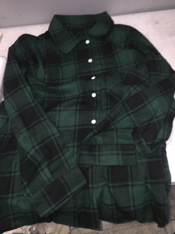 Photo 1 of GREEN PLAID FLANEL SHIRT XL