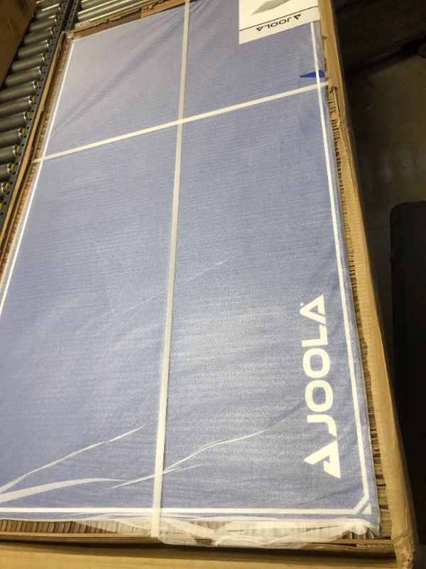 Photo 2 of JOOLA Tetra - 4 Piece Ping Pong Table Top for Pool Table - Includes Ping Pong Net Set - Full Size Table Tennis Conversion Top for Billiard Tables - Easy Assembly & Compact Storage - Incl. Foam Backing
