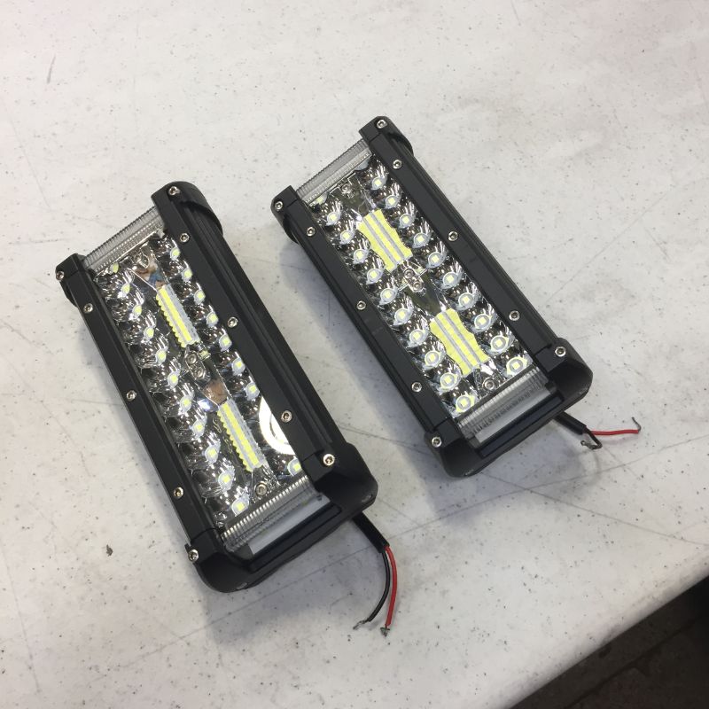 Photo 1 of 2 pc jeep bar flood lights unknown make or model