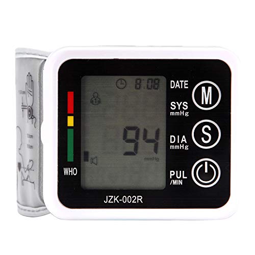 Photo 1 of LCD Intellisense Electronic Blood Pressure Monitor Loud Voice Digital Wrist Sphygmomanometer
