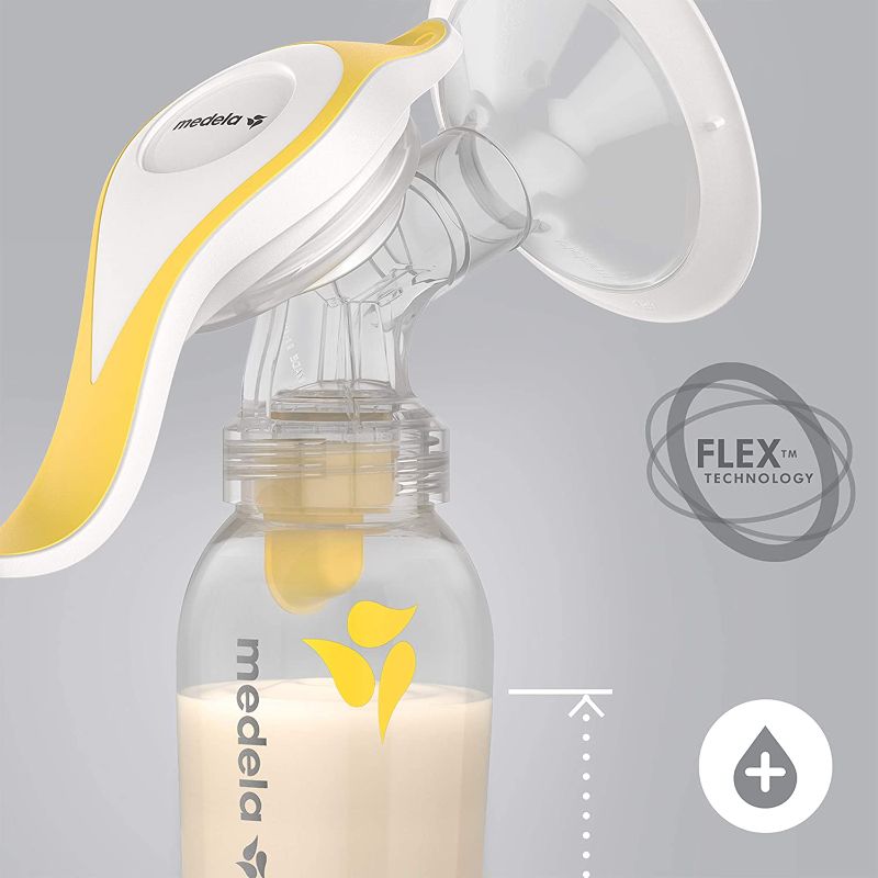 Photo 2 of New Medela Harmony Manual Breast Pump, Single Hand Breastpump with Flex Breast Shields for More Comfort and Expressing More Milk
