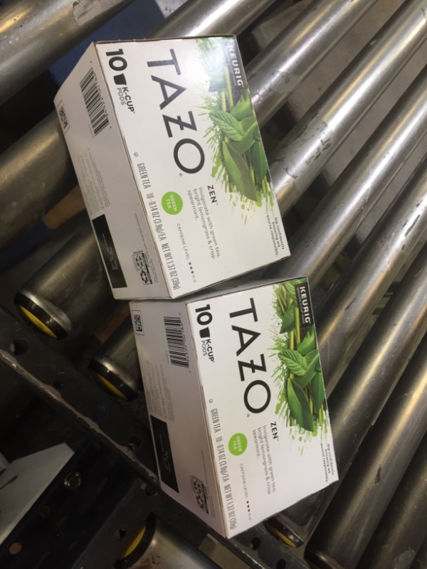 Photo 2 of 2 PACK Tazo K-Cup Pods For an Invigorating Cup of Green Tea Zen Tea Helps You Feel Focused and Zen 10 Count   20 TOTAL   BEST BY 15 JUNE 2022
