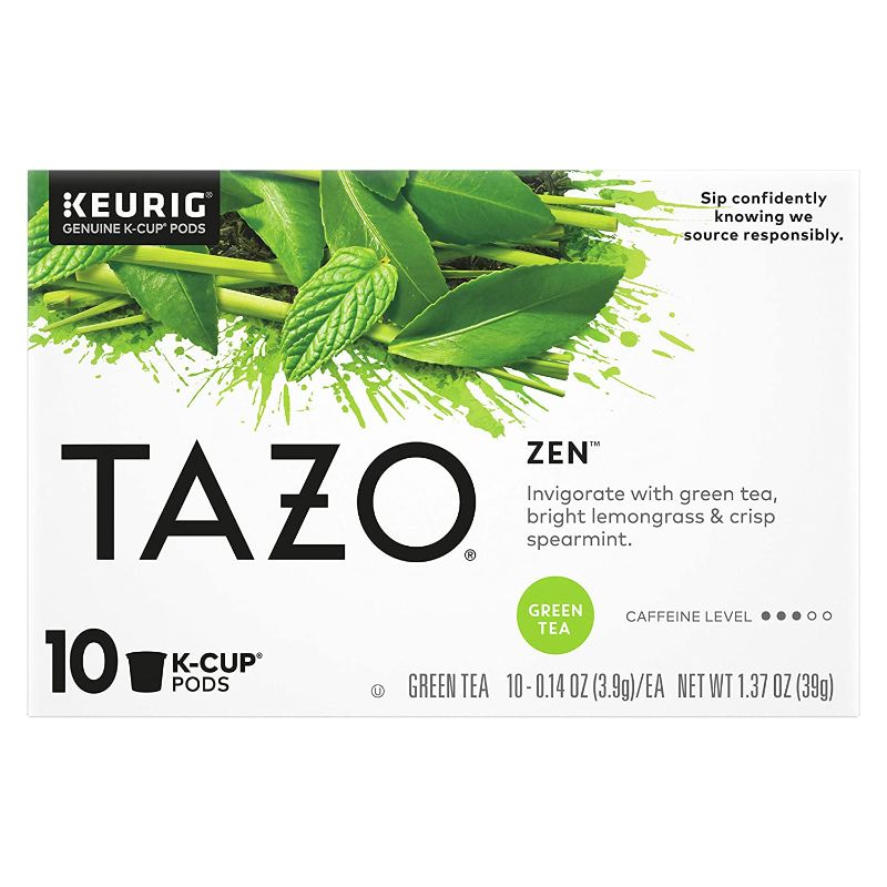 Photo 1 of 2 PACK Tazo K-Cup Pods For an Invigorating Cup of Green Tea Zen Tea Helps You Feel Focused and Zen 10 Count   20 TOTAL   BEST BY 15 JUNE 2022
