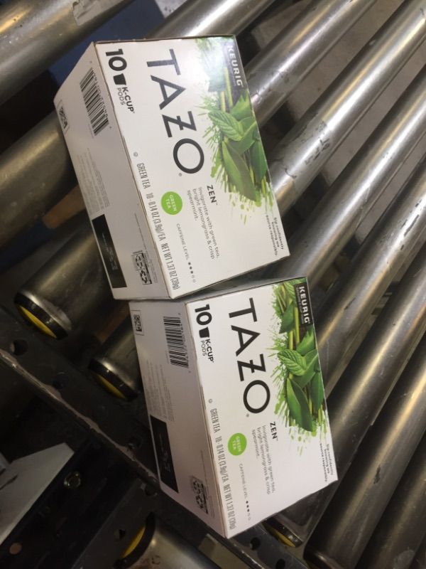 Photo 1 of 2 PACK Tazo K-Cup Pods For an Invigorating Cup of Green Tea Zen Tea Helps You Feel Focused and Zen 10 Count   20 TOTAL   BEST BY 15 JUNE 2022
