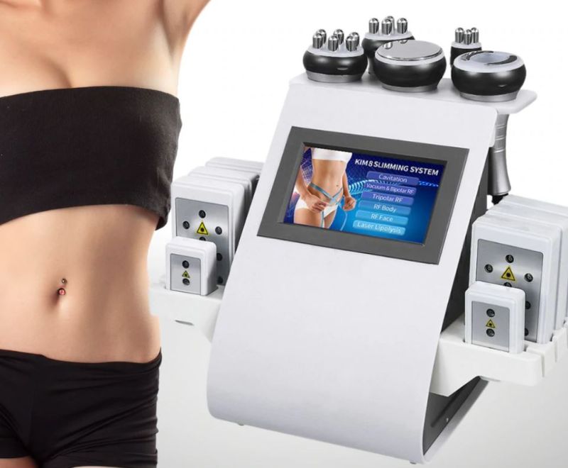 Photo 2 of 6 In 1 Machine- 40K Ultrasonic Cavitation - Vacuum - Radio Frequency -Laser Lipo Pads