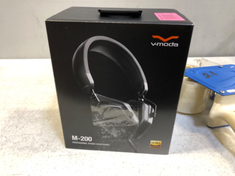 Photo 4 of V-MODA M-200 Professional Studio Headphone - Matte Black, One Size
