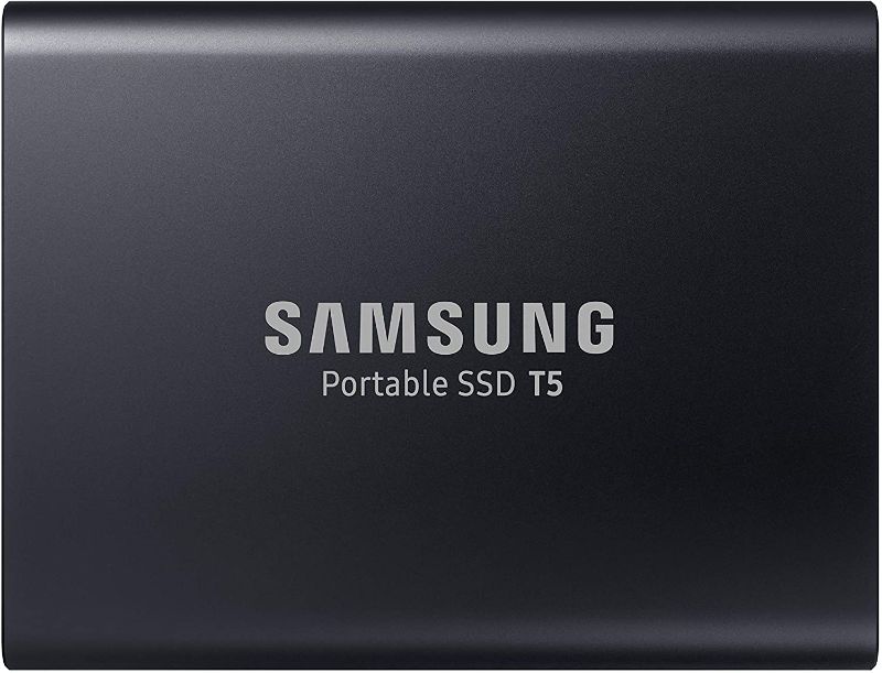 Photo 1 of SAMSUNG T5 Portable SSD 2TB - Up to 540MB/s - USB 3.1 External Solid State Drive, Black (MU-PA2T0B/AM)
