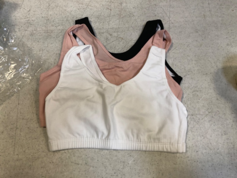 Photo 1 of Fruit of the Loom Women's Sports Bra 3 Pack (Size 34)