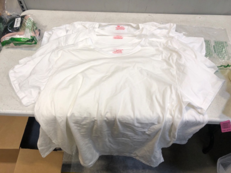 Photo 1 of Hanes White T-Shirt 3 Pack