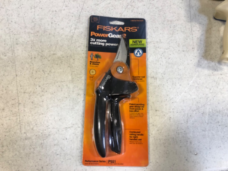 Photo 2 of Fiskars 391041-1001 046561291044 PowerGear2 Pruner, Steel
