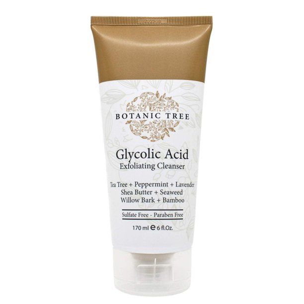 Photo 1 of Botanic Tree Glycolic Acid Face Wash - Facial Exfoliating Cleanser, 6 Oz