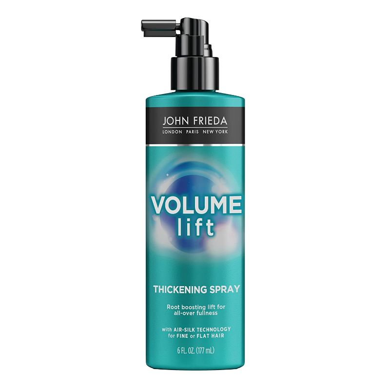 Photo 1 of 
John Frieda Volumizing Spray for Natural Fullness, Root Booster Spray for Fine or Flat Hair, 6 Ounce, with Air-Silk Technology