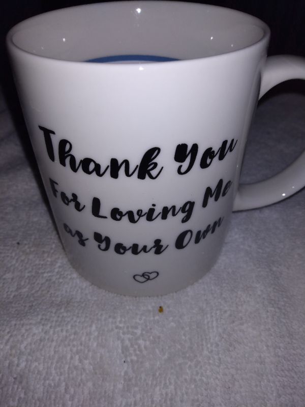 Photo 1 of "thank you for loving me" mug