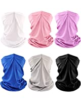 Photo 1 of 6 units for men and women; face protection, mask, neck warmer, windproof, with UV protection; for face and neck protection, windproof, scarf, sunscreen, breathable