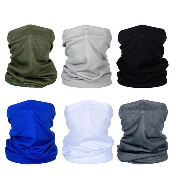 Photo 1 of  6 Pack Cooling Neck Gaiter Face Mask for Men Women