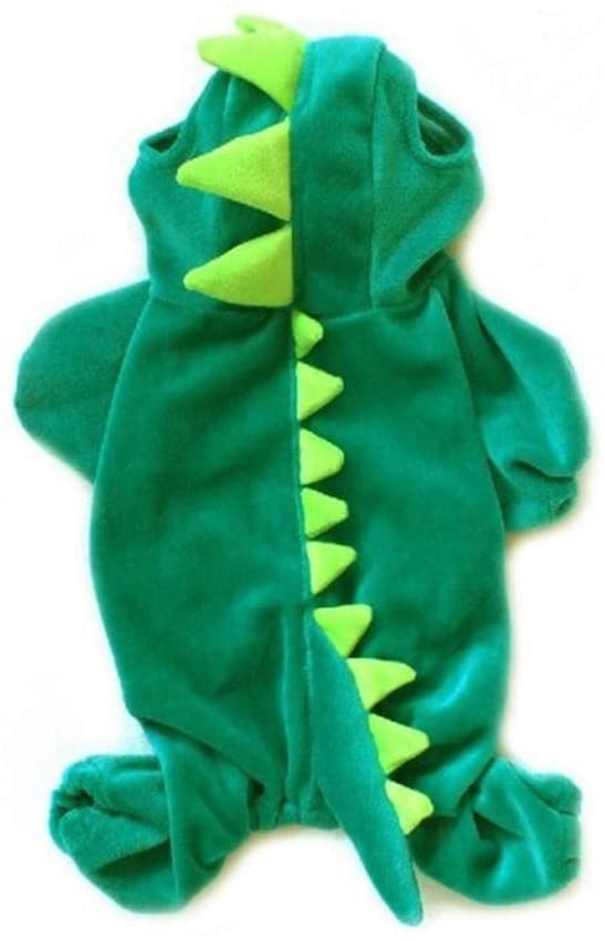 Photo 1 of 
NACOCO Dinosaur Dog Costume Green Pet Clothes for Medium Large Dogs