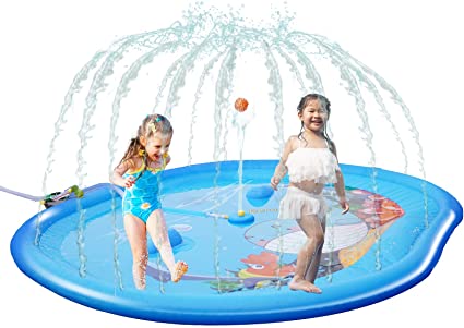 Photo 1 of Large 75-Inch Splash Pad for Kids and Fun Water Playground)