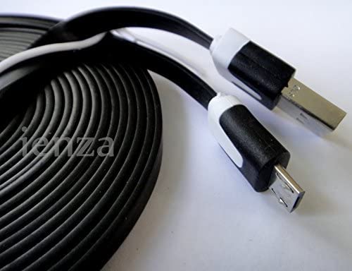 Photo 1 of 10ft USB Charging Cable for Xbox One and PS4 Controllers (Black)