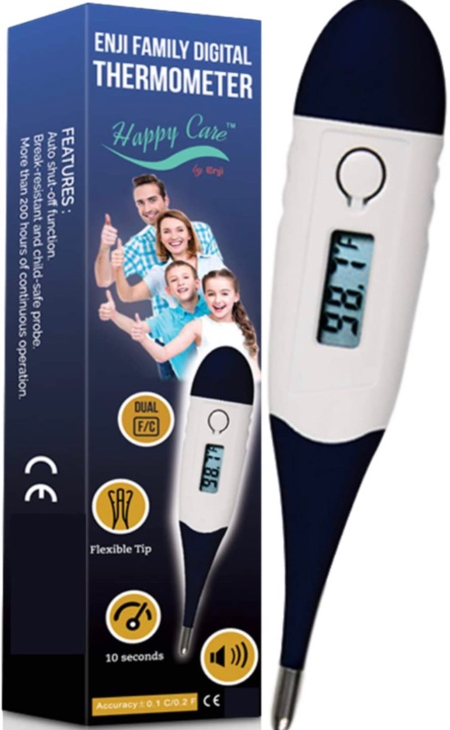 Photo 1 of 


Fast 10 Seconds Body Fever Thermometer for Adults, Children, Kids, Infants, Babies and Pets. Oral, Rectal and Underarm, Digital Termometro, Memory Recall, Auto Power Off and Fever Alert, F and C