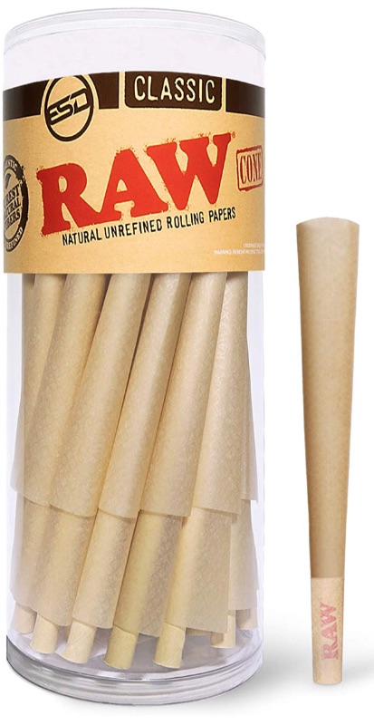 Photo 1 of 
RAW Cones Classic King Size | 50 Pack | Natural Pre Rolled Rolling Paper with Tips & Packing Sticks Included