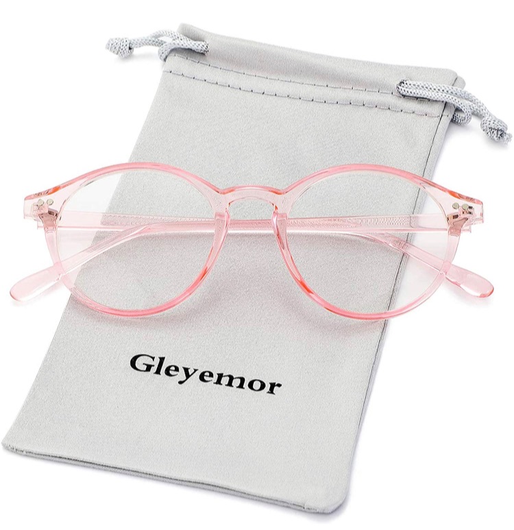 Photo 1 of  444
Gleyemor Clear Glasses for Men Women, Vintage Round Non-Prescription Lens Fake Face Glasses