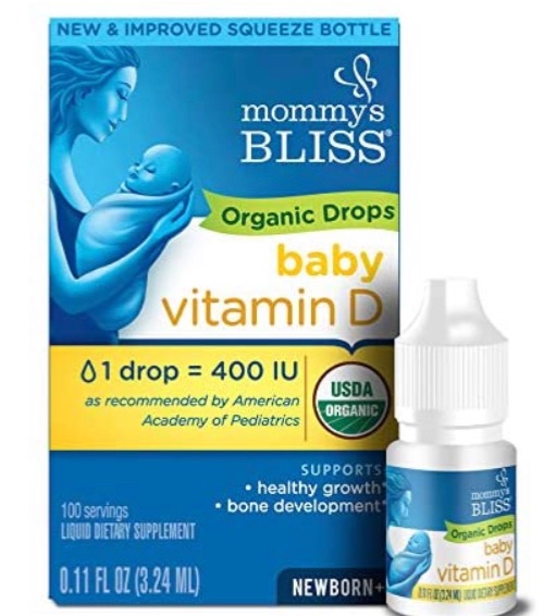 Photo 1 of Mommy's Bliss Organic Drops No Artificial Color, Vitamin D, 0.11 Fl Oz exp 11/2022