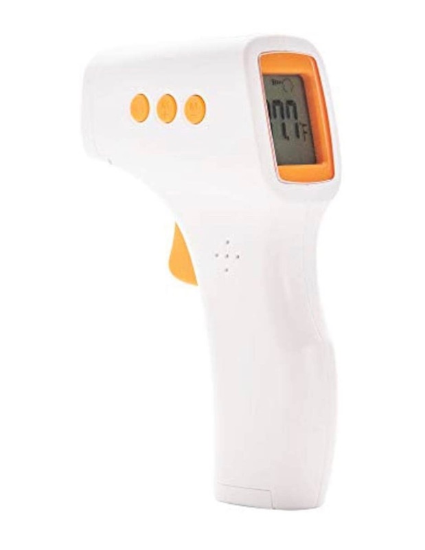 Photo 1 of iRyno Infrared Forehead Digital Non-Contact Thermometer for Children and Adults | 3 Color LCD Display Accurate Fast Temperature Alarm