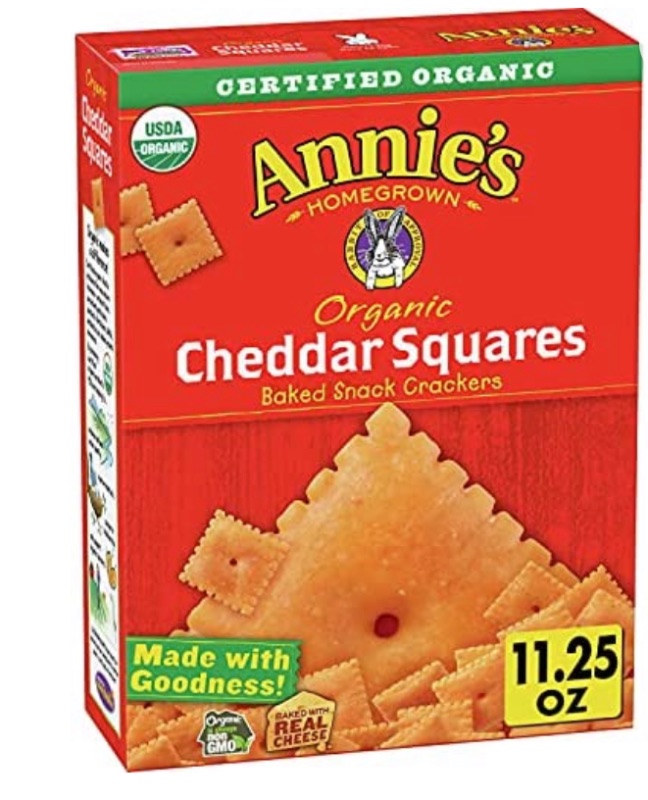 Photo 2 of Back to Nature Crackers, Non-GMO Crispy Wheat, 8 Ounce 3 boxes best by 11/2021

Annie's Organic Cheddar Squares Baked Snack Crackers, 11.25 oz best by 12/2021