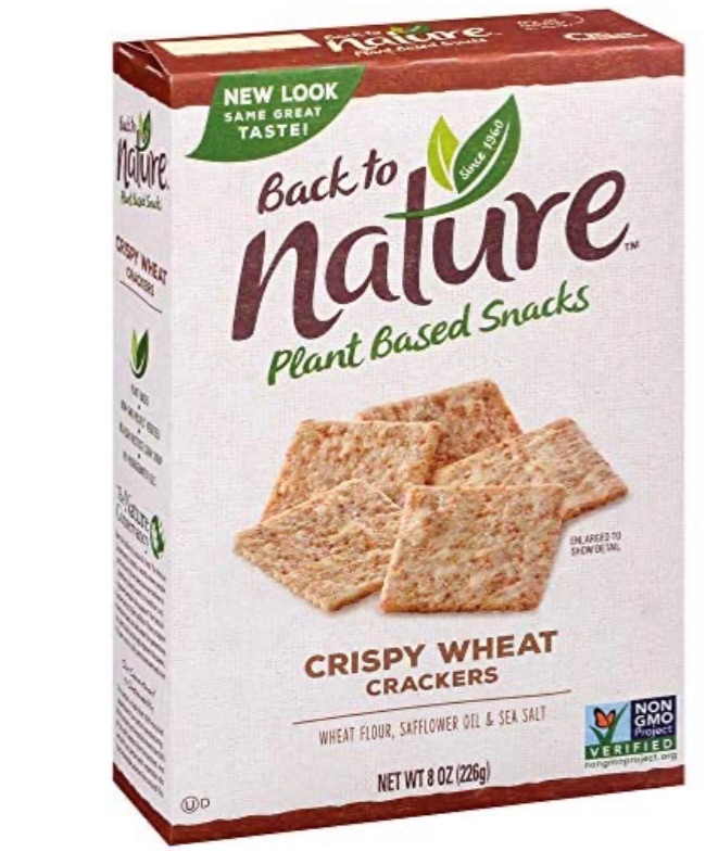 Photo 1 of Back to Nature Crackers, Non-GMO Crispy Wheat, 8 Ounce 3 boxes best by 11/2021

Annie's Organic Cheddar Squares Baked Snack Crackers, 11.25 oz best by 12/2021