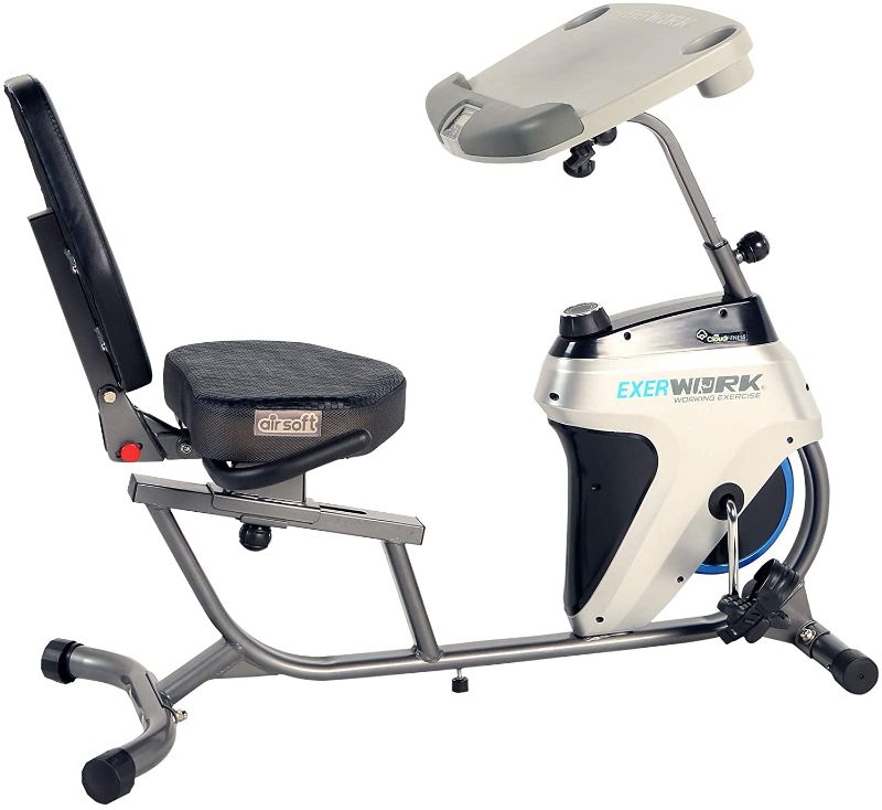 Photo 1 of EXERPEUTIC 2500 Bluetooth 3 Way Adjustable Desk Recumbent Exercise Bike
