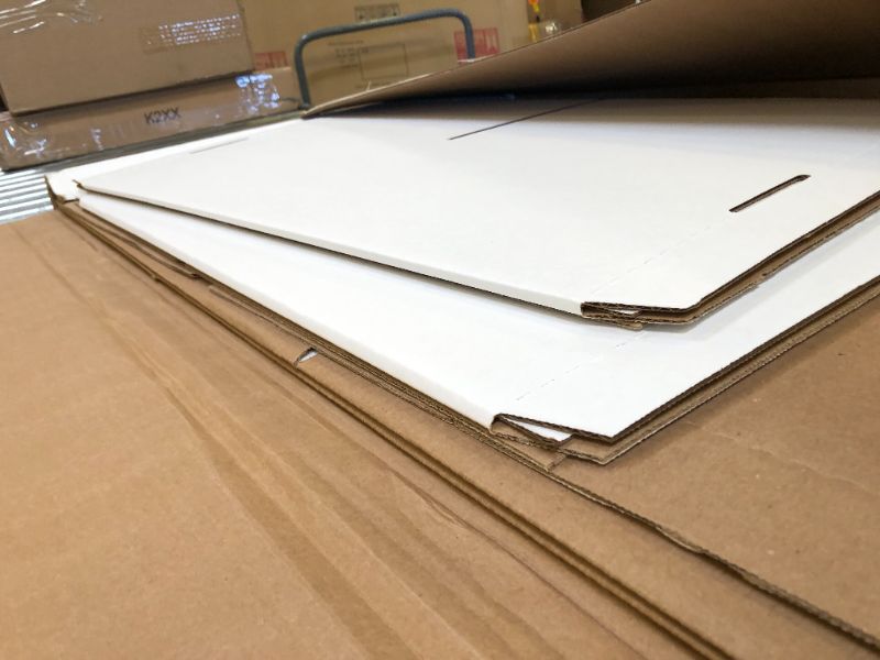 Photo 2 of Classroom Keepers Construction Paper Storage, White, 12-1/4"W x 18-1/4"D x 3"H
