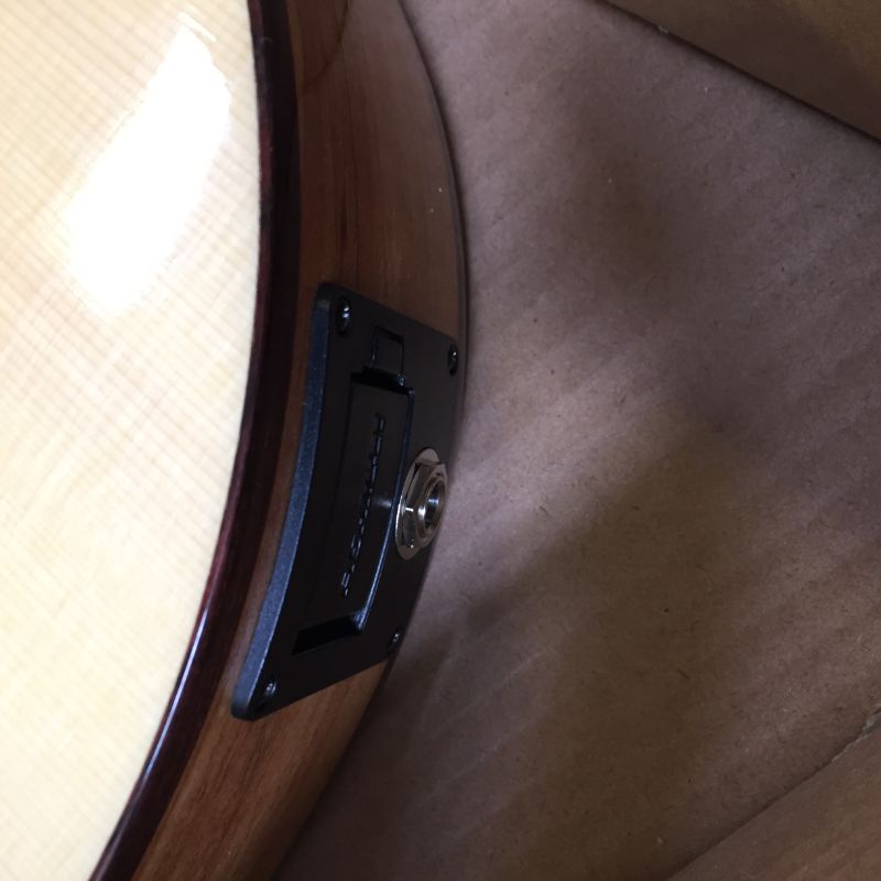 Photo 1 of Cordoba C5-CET Limited Spalted Maple Thin Body Cutaway Classical Acoustic-Electric Nylon String Guitar, Iberia Series
