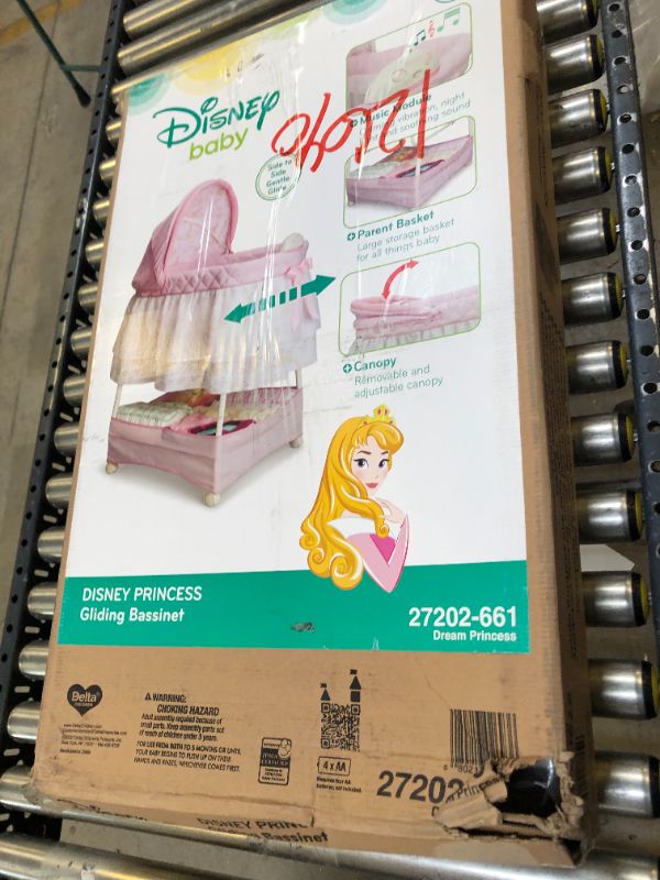 Photo 4 of Delta Children Gliding Bassinet Disney Princess