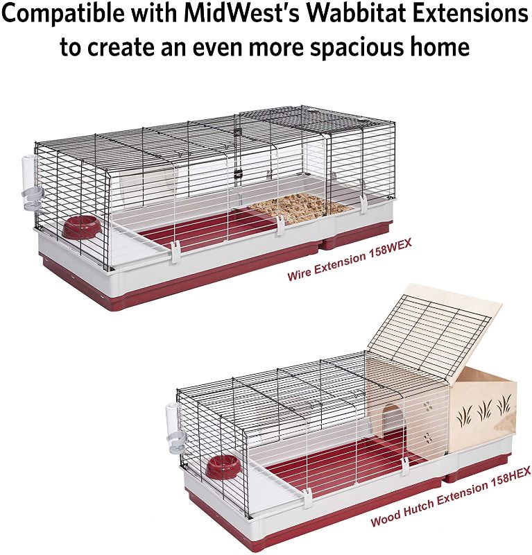 Photo 2 of MidWest Homes for Pets Wabbitat Deluxe Rabbit Home Kit
