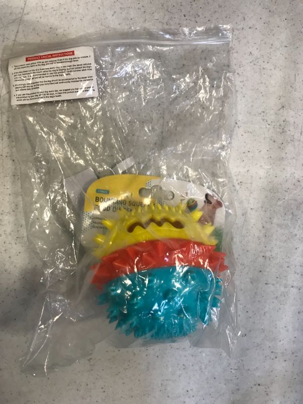 Photo 1 of HALOVIE Interactive Dog Ball for Small/Medium/Large Dogs, Squeaky Dog Chew Toy Treat Ball
