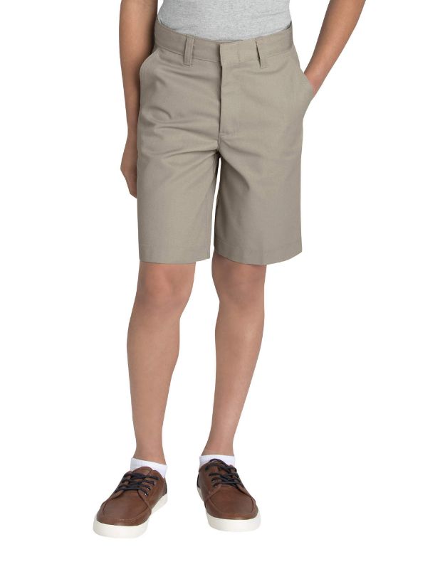 Photo 1 of Dickies Boys School Uniform FlexWaist Flat Front Shorts-Clothing Size:8